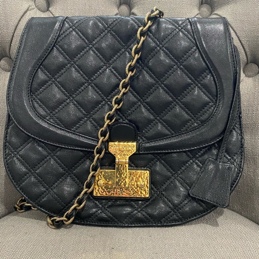 Marc Jacobs Baroque Quilted Leather Shoulder Bag